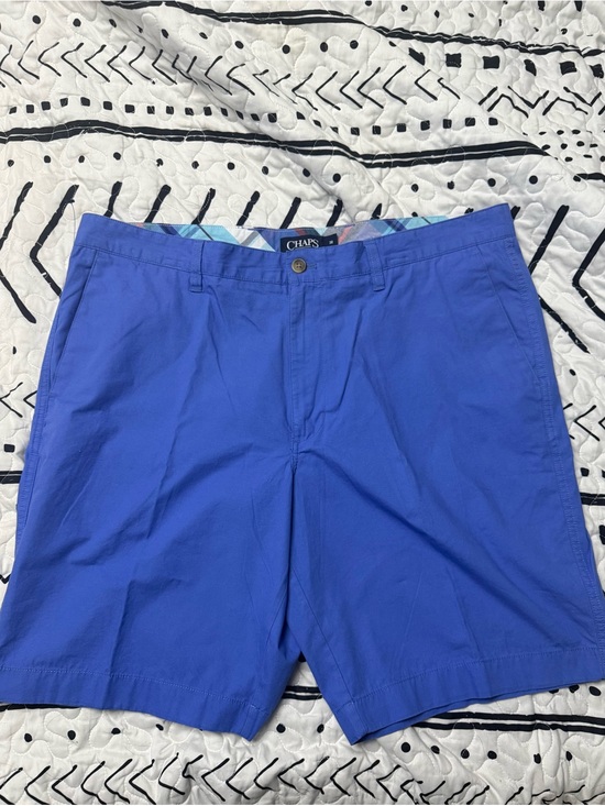 Chaps Other - Chaps Men's Bright Blue Flat Front Cotton Shorts